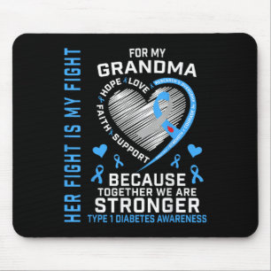 Ihr Kampf ist mein Kampf Oma Typ 1 Diabetes Shir Mousepad