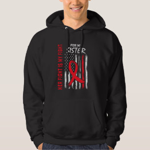 Ihr Kampf ist mein Kampf Schwester Herzkrankheit B Hoodie