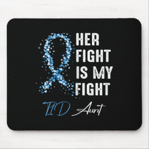 Ihr Kampf ist mein Kampf T1d Tante Typ 1 Diabetes Mousepad