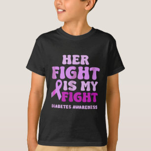 Ihr Kampf ist mein Kampf Zitat Diabetes Bewusstsei T-Shirt