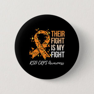 Ihr Kampf ist mein Kämpfen RSS Crps Bewusstsein Button