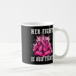 Ihr Kampf ist unser Kampf gegen Brustkrebs Bewusst Kaffeetasse