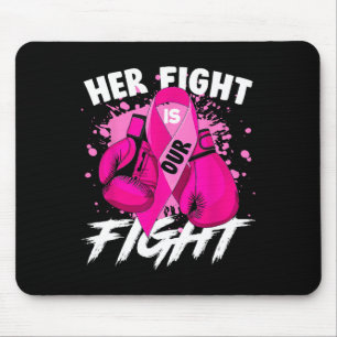 Ihr Kampf ist unser Kampf gegen Brustkrebs Bewusst Mousepad