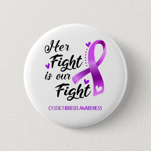 Ihr Kampf ist unser Kampf gegen Cystische Fibrose Button