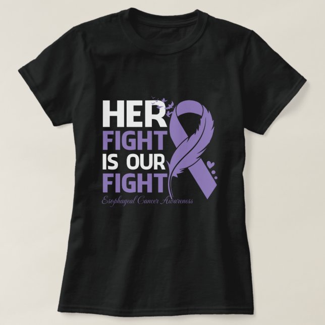 Ihr Kampf ist unser Kampf gegen den ESOPHAGEAL CAN T-Shirt (Design vorne)