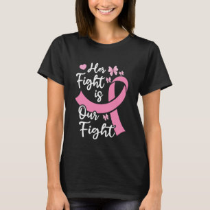 Ihr Kampf ist unsere Unterstützung für die Krebs T-Shirt