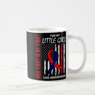 Ihr Kampf Kleines Mädchen Chd Bewusstsein Amerikan Kaffeetasse