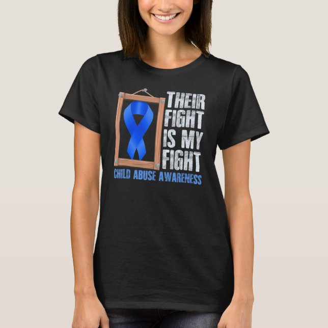 Ihr Kampf Mein Kampf gegen Kindesmissbrauch Aufklä T-Shirt (Vorderseite)