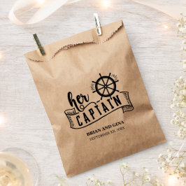 Ihr Kapitän Hochzeit Geschenktütchen