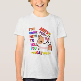 Ihr Katze tut es. Tri-Blend Shirt