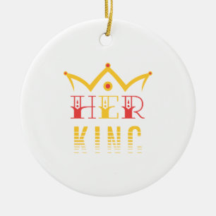Ihr König Keramik Ornament