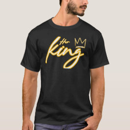 Ihr König Neon Typografie T-Shirt