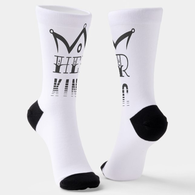 Ihr König Socken (Gewinkelt)