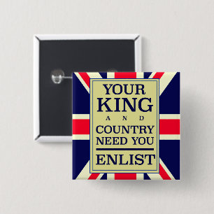 Ihr König und Ihr Land brauchen Sie, um sich anzum Button