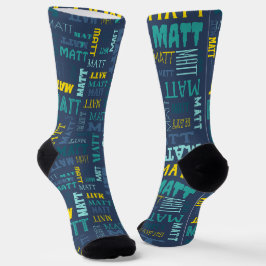 Ihr (Kurzer) Name ist über diese hinweg Socken