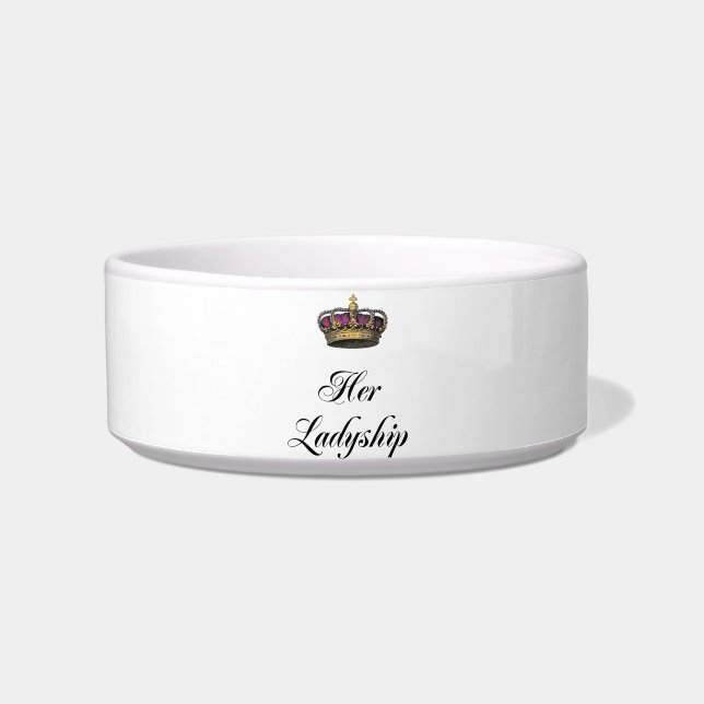 Ihr Ladyship Napf (Vorderseite)