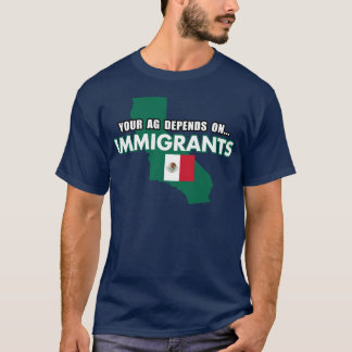 Ihr Landwirtschaftsbetrieb ist auf Einwanderer ang T-Shirt