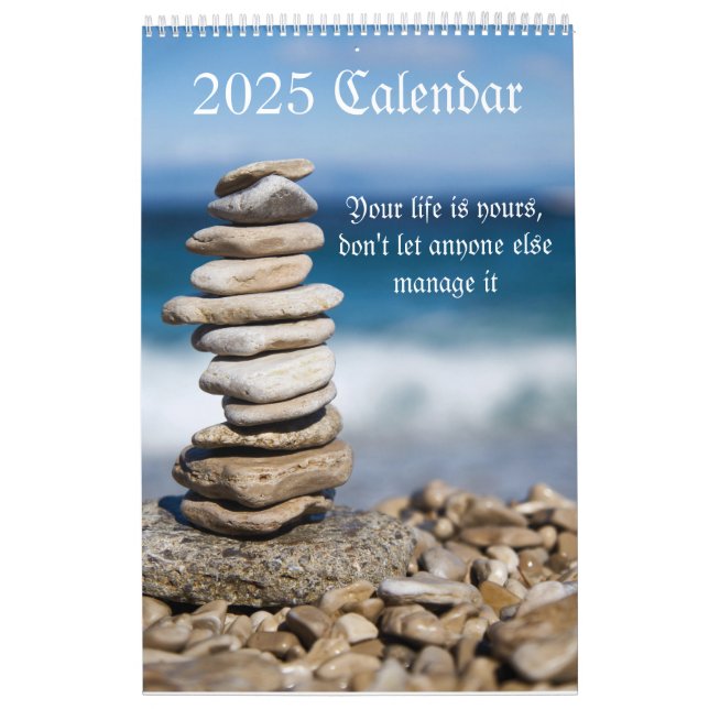 Ihr Leben ist Ihr pfirsichliebhaber 2025 Kalender (Titelbild)