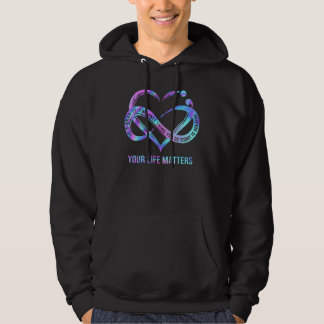 Ihr Leben zählt Selbstmord Prävention Bewusstsein  Hoodie