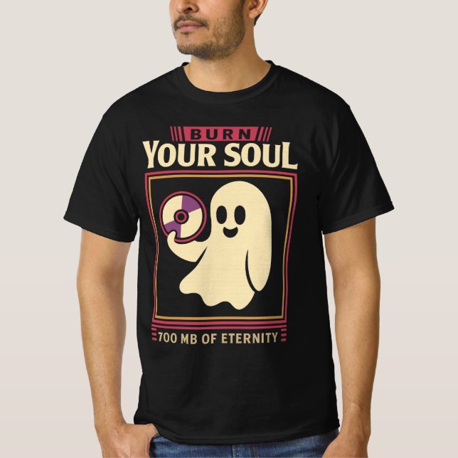 Ihr Leben zurückspulen - Skelettkassettenband im R T-Shirt (Vorderseite)