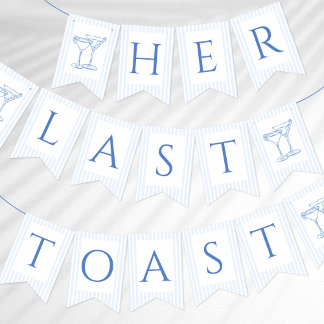 Ihr letzter Toast an der Küste Wimpelkette