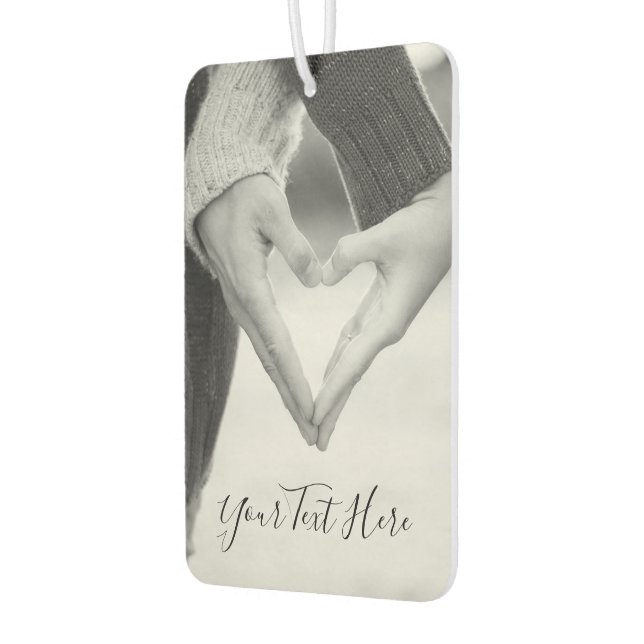 Ihr Liebe Foto Air Freshener mit benutzerdefiniert Autolufterfrischer (Links)