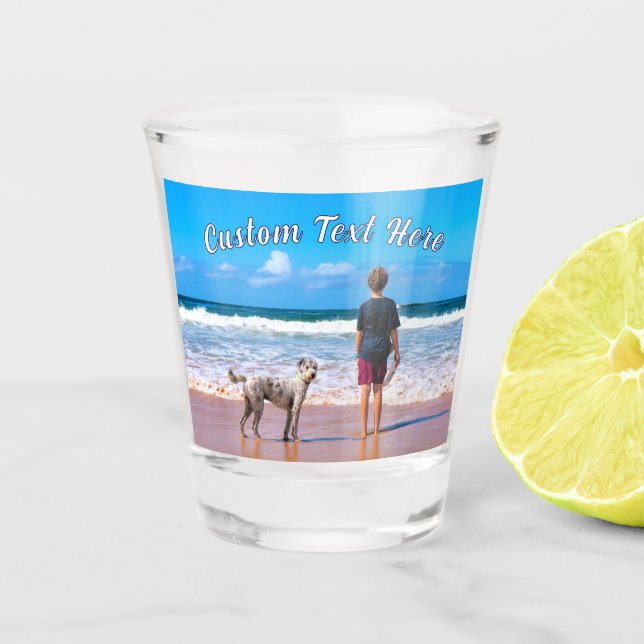 Ihr Lieblings-Foto-Shootglas-Geschenk für benutzer Schnapsglas (Vorderseite)