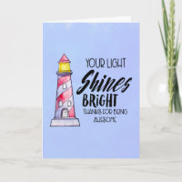 Ihr Light Shines Bright Lighthouse Vielen Dank