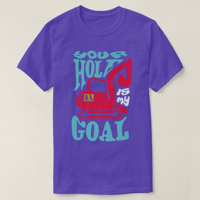 Ihr Loch ist mein Ziel Jungs Wendewagen Constructi T-Shirt (Design vorne)
