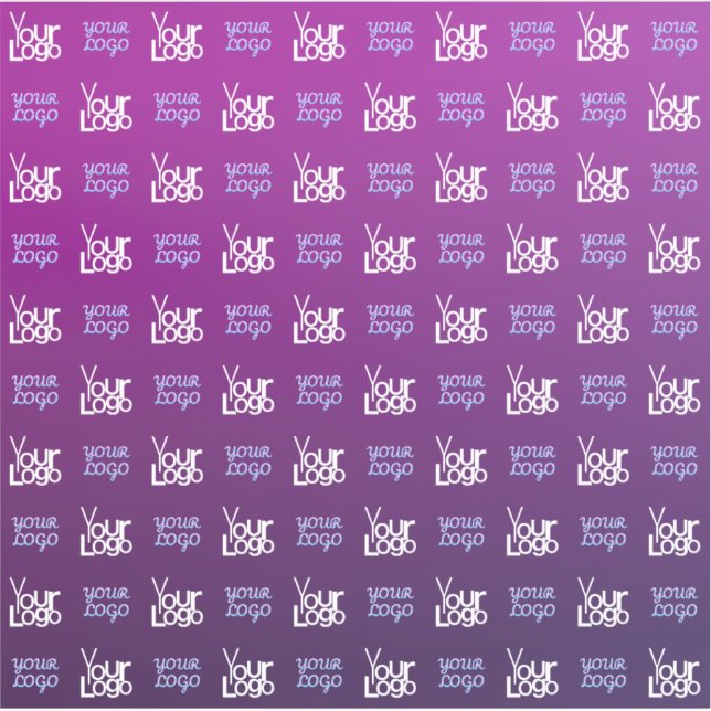 Ihr Logo | 2 Hochgeladene Bilder oder Firmenlogos Aufkleber (Vorderseite)