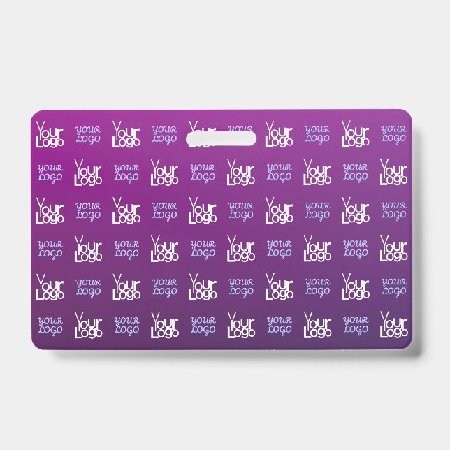 Ihr Logo | 2 Hochgeladene Bilder oder Firmenlogos Ausweis (Vorderseite)