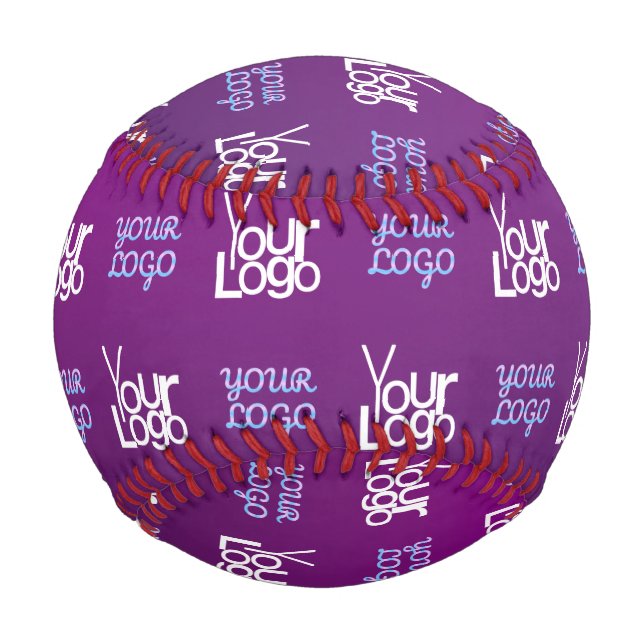 Ihr Logo | 2 Hochgeladene Bilder oder Firmenlogos Baseball (Vorderseite)