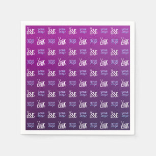 Ihr Logo   2 Hochgeladene Bilder oder Firmenlogos Serviette