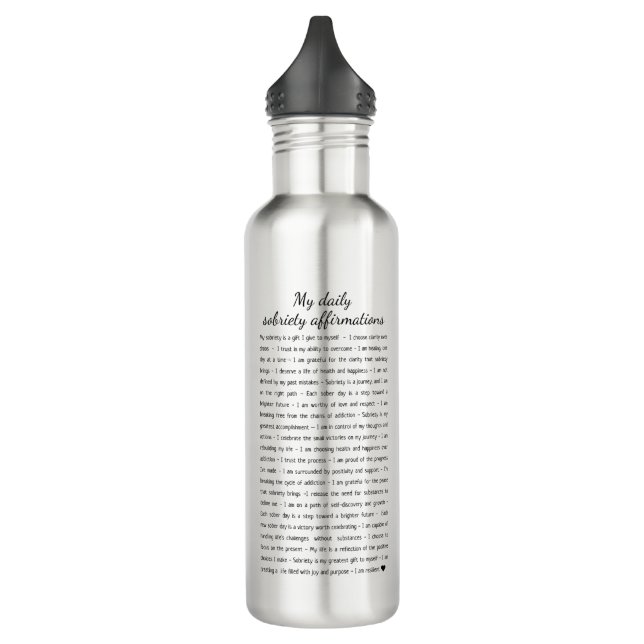 Ihr Logo Addiction Erholung Center Merchandise Edelstahlflasche (Links)