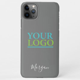 Ihr Logo/Art/Foto, Name des weißen Schriftsatzes,  iPhone 11Pro Max Hülle