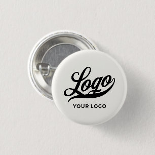 Ihr Logo auf Off white Business Simple Minimal Button