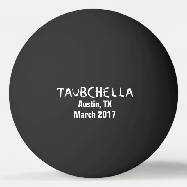 Ihr Logo Bee Pong Ball Tischtennisball (Vorderseite)