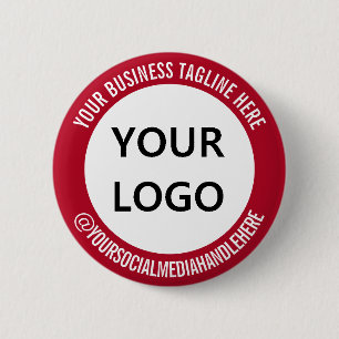 Ihr Logo Beispiel für einen Social Media Werbebutt Button