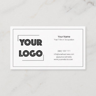 Ihr Logo Benutzerdefinierter QR-Code Marketing Visitenkarte