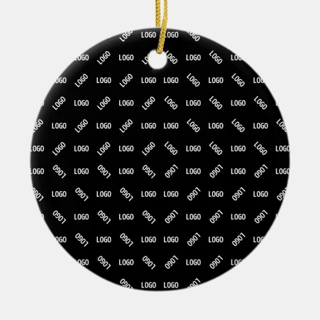 Ihr Logo/Bild | Einzigartiges modernes geometrisch Keramik Ornament (Vorne)