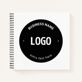 Ihr Logo, Bild oder Design und Ihr bearbeiteter Te Notizbuch