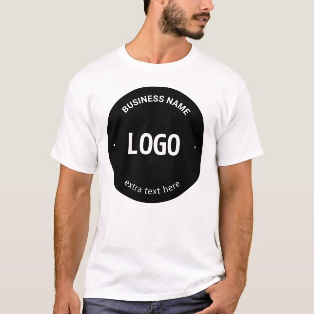 Ihr Logo, Bild oder Design und Ihr bearbeiteter Te T-Shirt (Vorderseite)