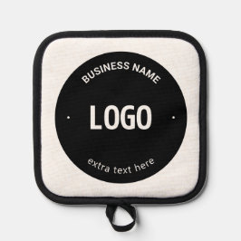 Ihr Logo, Bild oder Design und Ihr bearbeiteter Te Topflappen