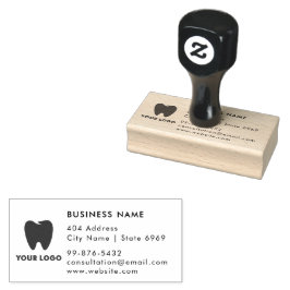 Ihr Logo | Business Dentist Modernes Minimalistisc Gummistempel