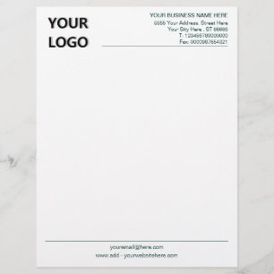 Ihr Logo Business Office Letterhead wählt Farben a Briefbogen