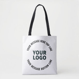 Ihr Logo-Design oder Bild   Fett editierbarer Text Tasche