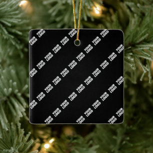 Ihr Logo, Design oder Foto diagonal gekachelt Keramikornament