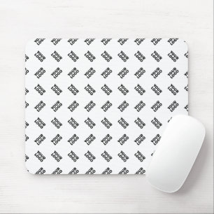 Ihr Logo   Einfaches alternierendes Wiederholungsm Mousepad
