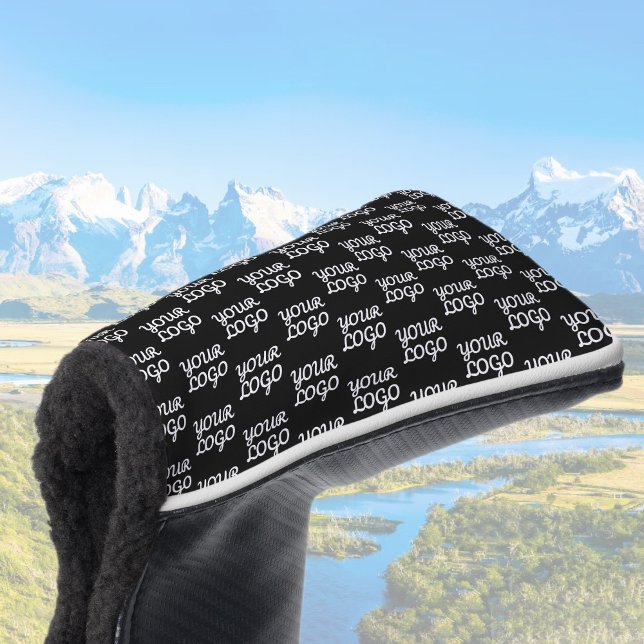 Ihr Logo | Einfaches Muster für wiederholte Logos Golf Headcover (Von Creator hochgeladen)