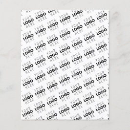 Ihr Logo einfaches sich wiederholendes diagonales  Flyer
